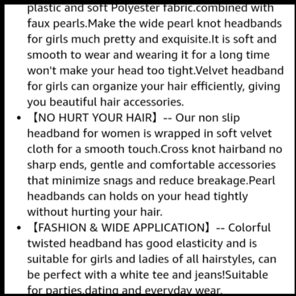 Dusty Pink Knotted Multicolor Pearl Embellished Soft Fabric HeadBand  Daily Life - Picture 9 of 11